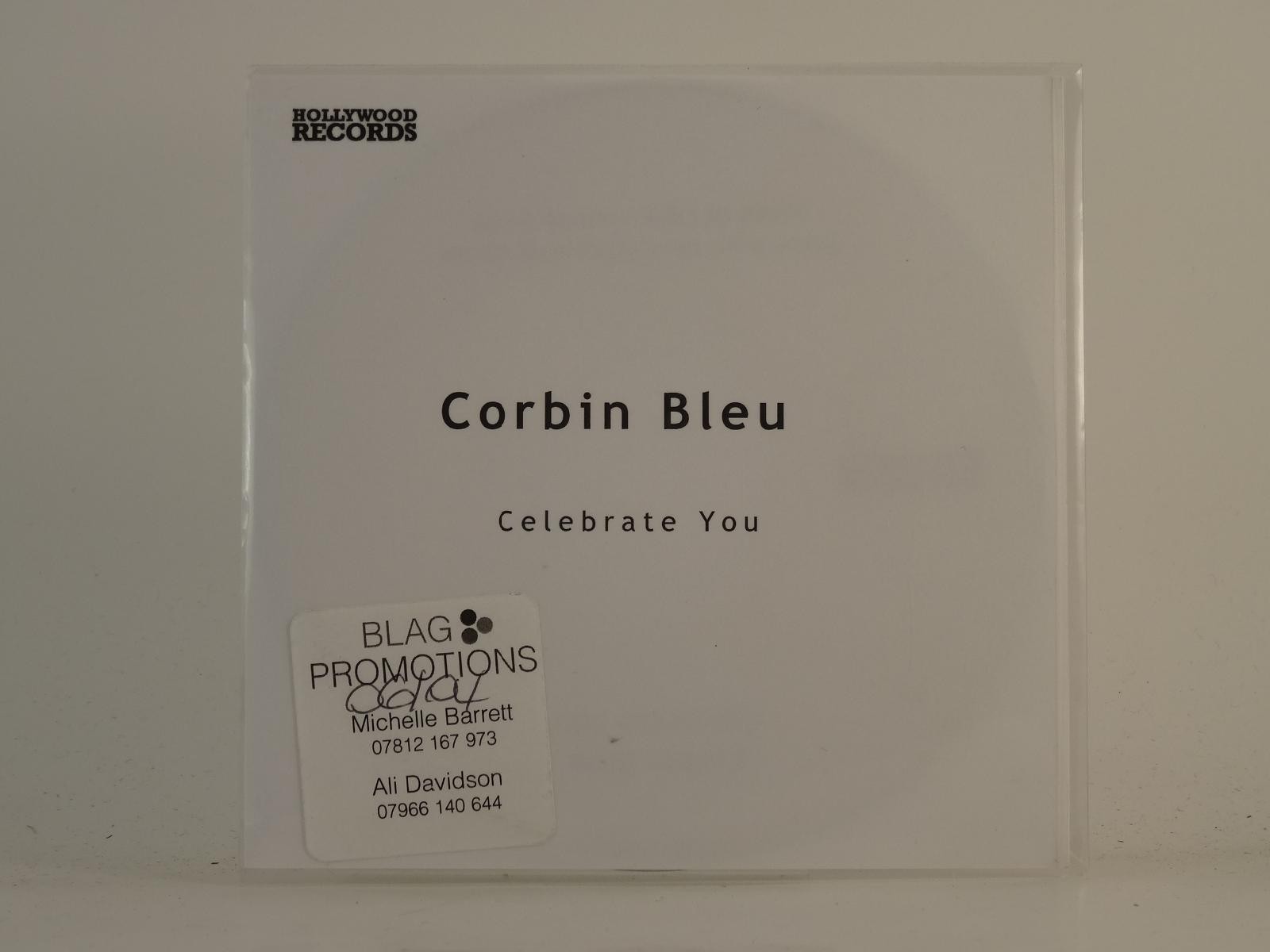 CORBIN BLEU CELEBRATE YOU (H1) 1 Track Promo CD Single plus White Sleeve HOLLYWO