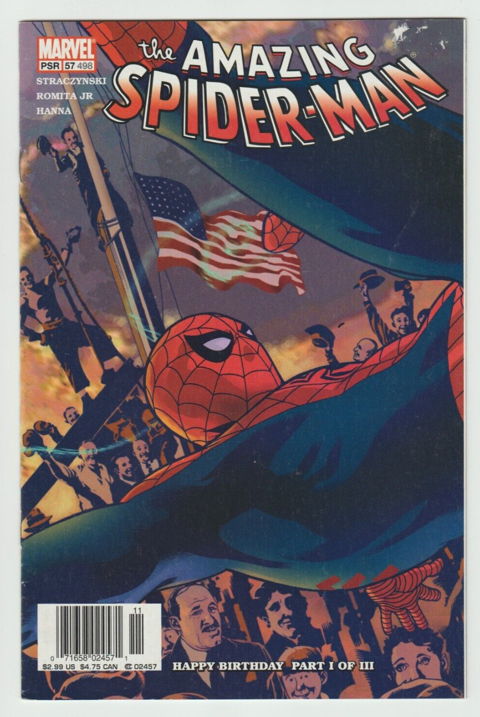 The Amazing Spider-Man #498 Marvel Comics 2003 Happy Birthday Newsstand