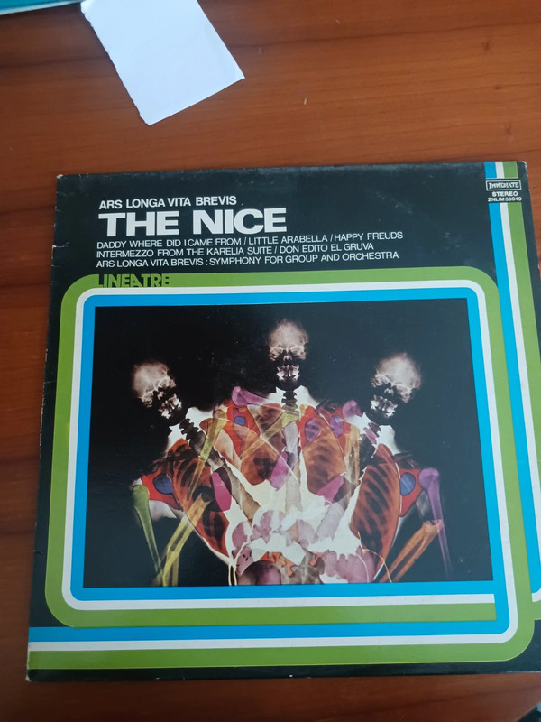 LP Autore Ars Longa Vita Brevis, titolo 'The Nice', anno 1977