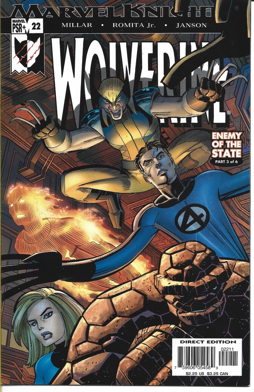 WOLVERINE #22 MARVEL COMICS 2005 BAGGED AND BOARDED
