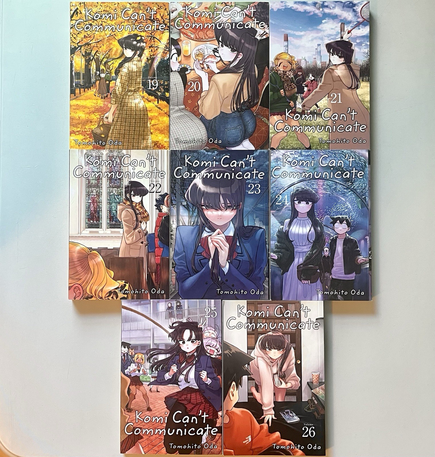 Komi Can't Communicate Volume 19-26 Set di 8 Manga Inglese Viz 2016