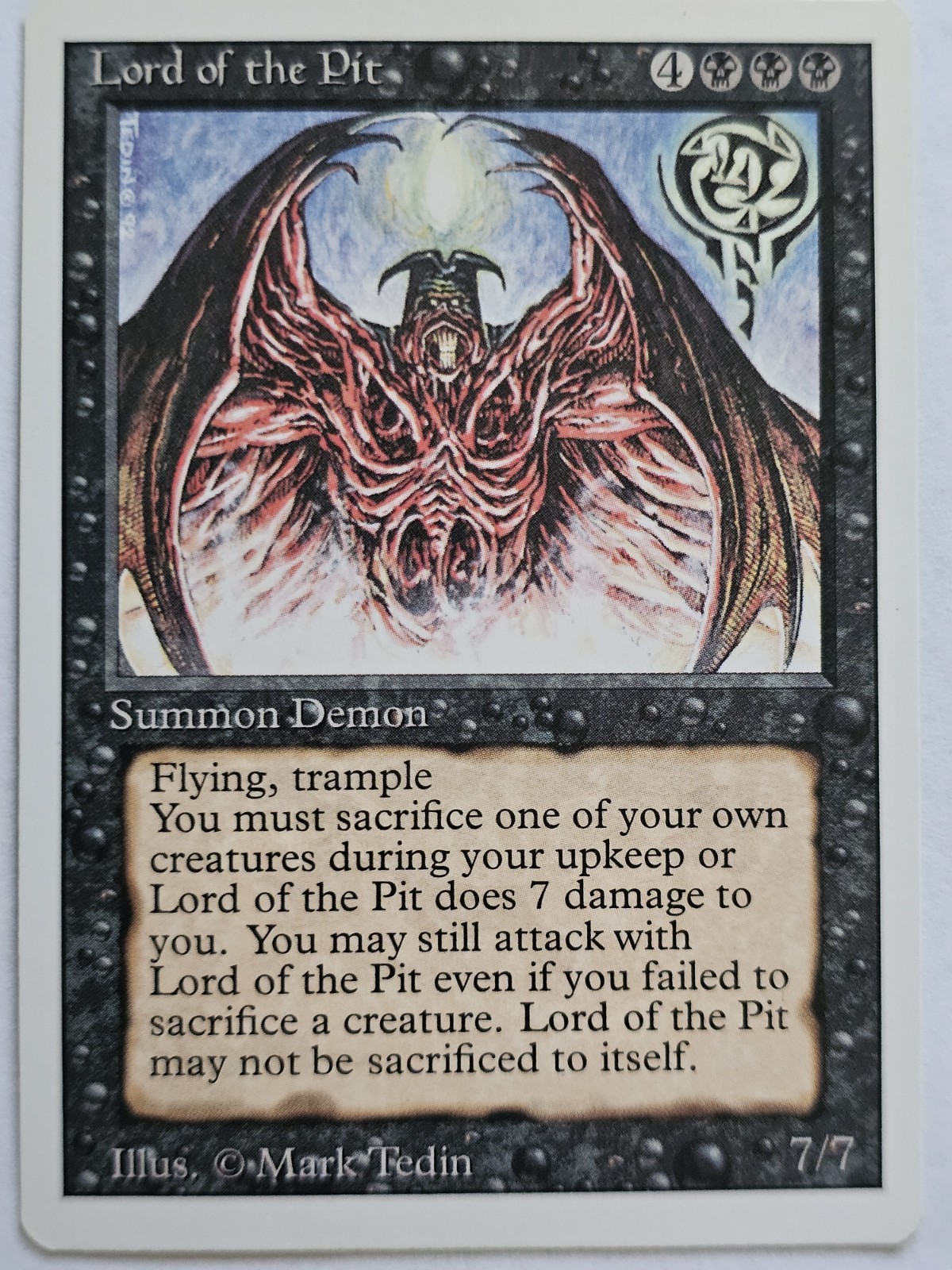 Lord of the Pit - MTG 4° Edizione LP