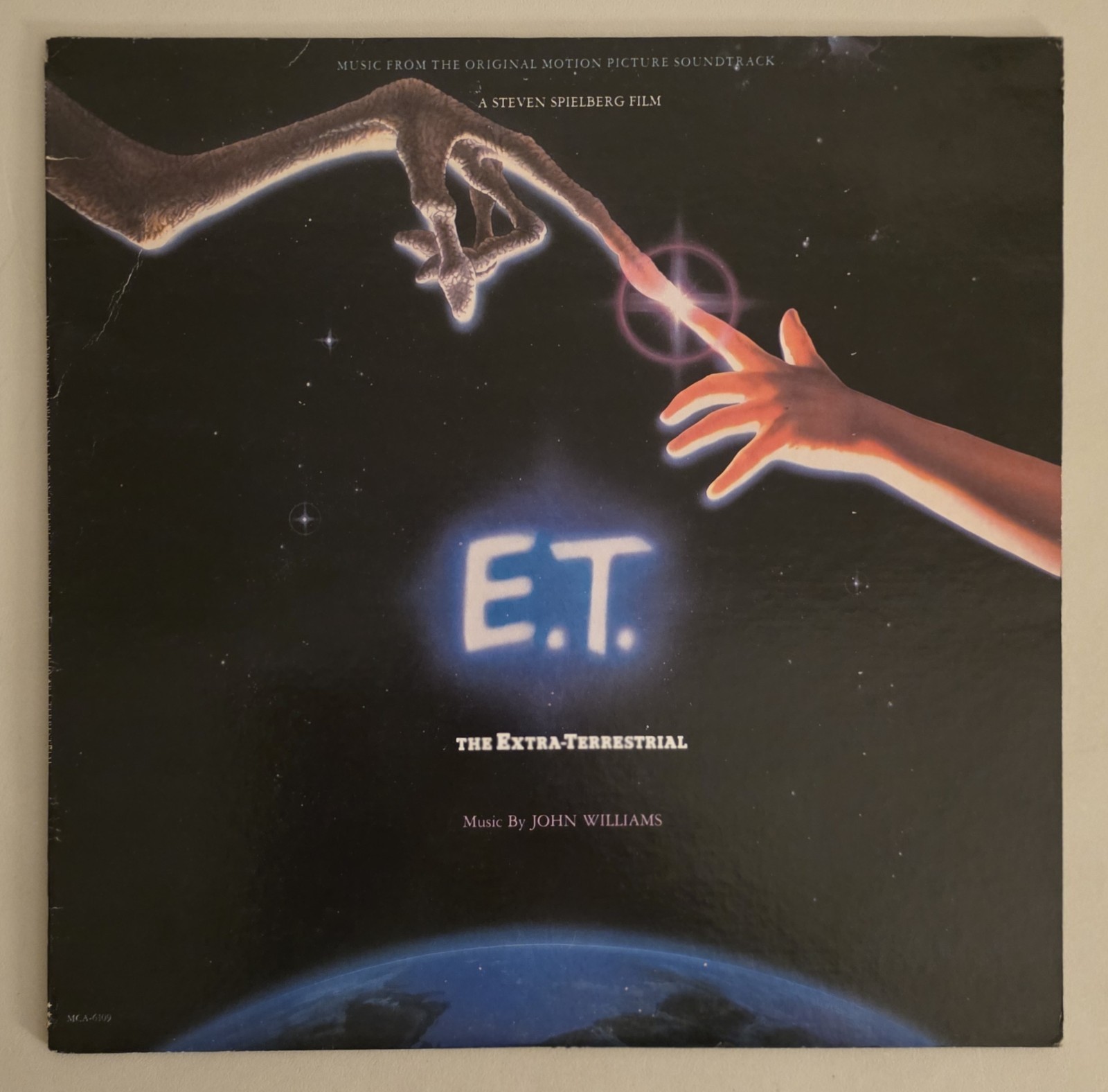 E.T. The Extra-terrestrial Soundtrack  Vintage 1980's Vinyl LP Record VG+  RARE 