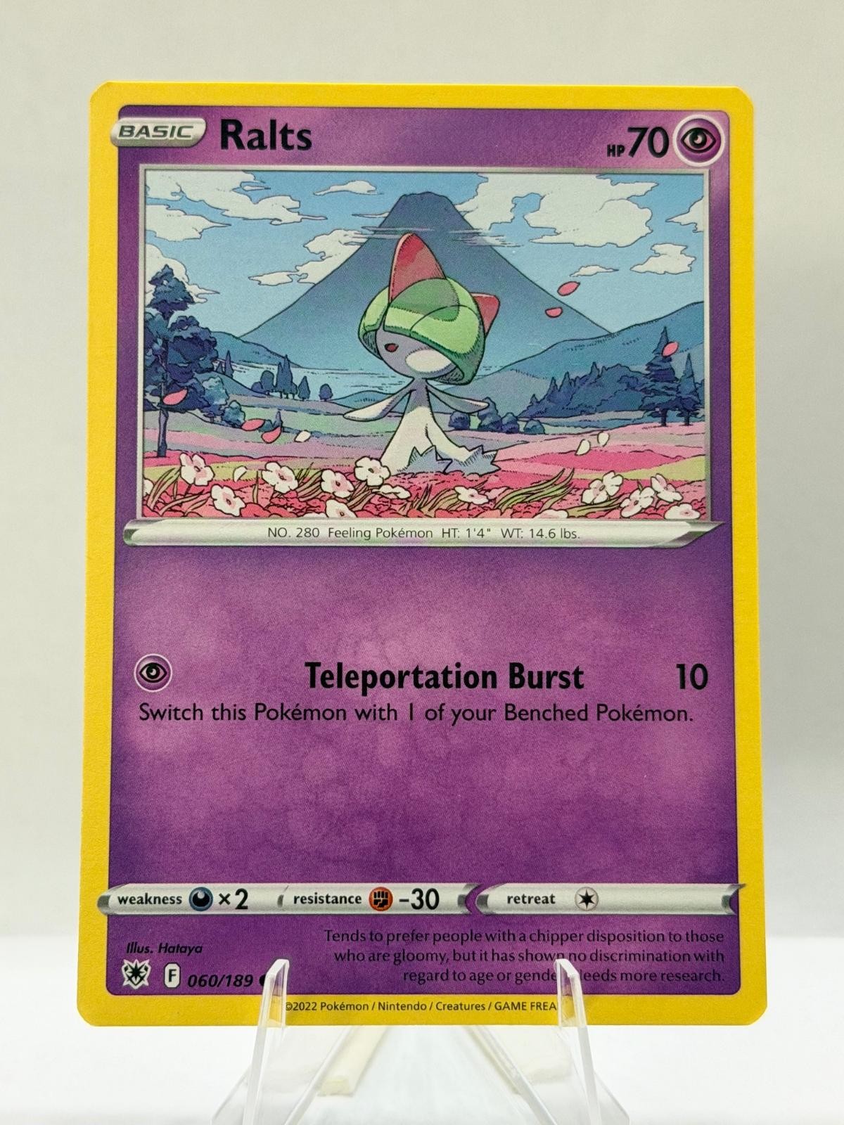 Ralts 060/189 Pokemon Radianza Astrale Comune
