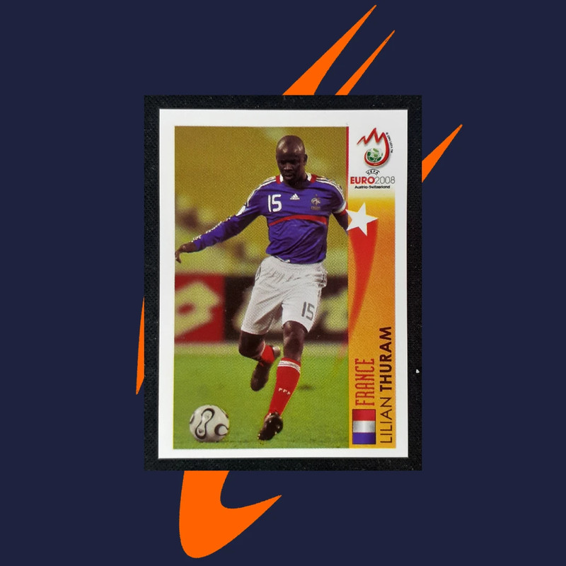 2008 Panini UEFA Euro 2008 Stickers - #468 - Lilian Thuram