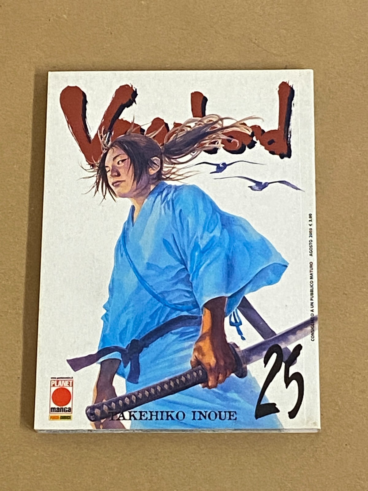 VAGABOND 25 PRIMA EDIZIONE, Panini Comics (2003) ESAURITO.