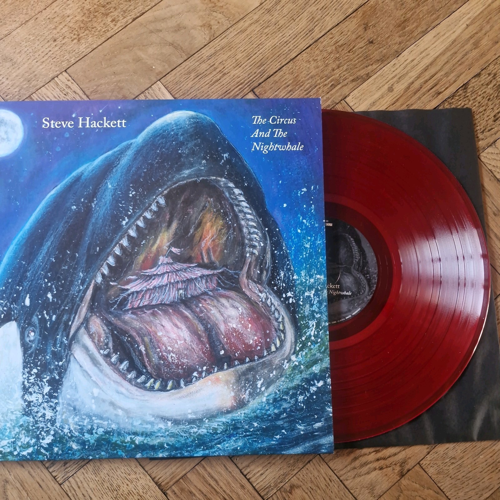 Steve Hackett - Circus And The Nightwhale Red Vinyl Ex/Ex