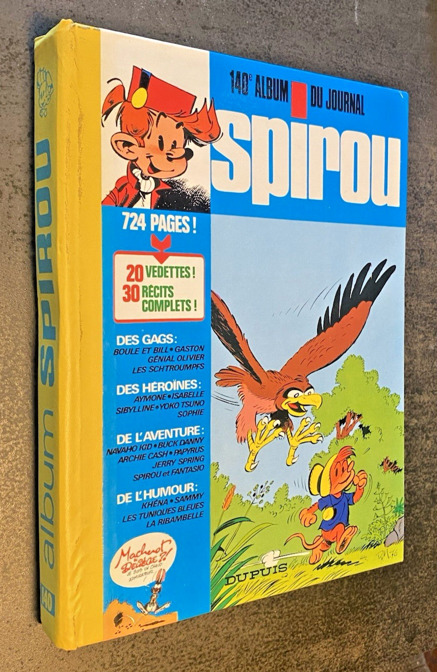 Reliure  Album du journal SPIROU N° 140 - 1976 - Bel Etat - Cote BDM 30€