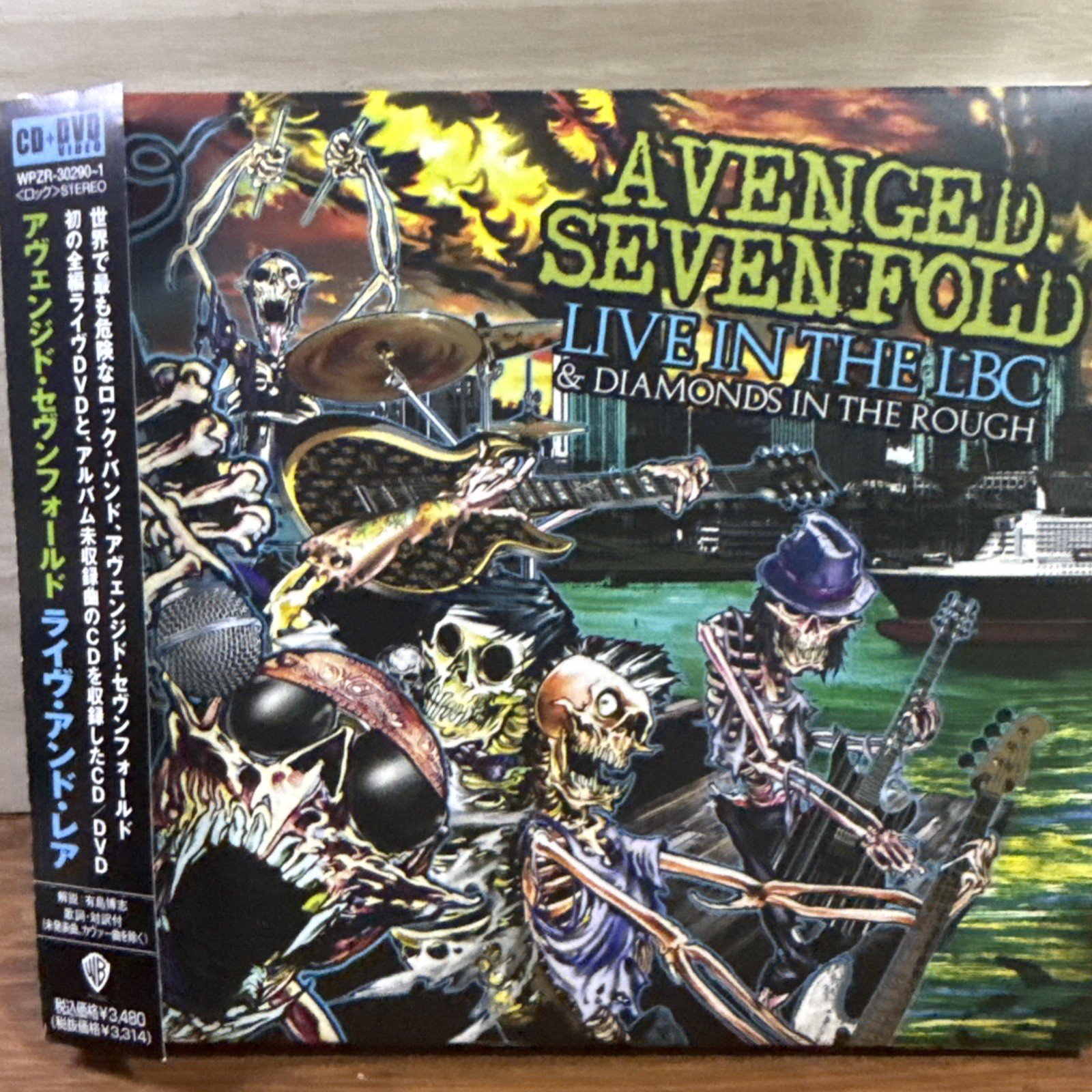 Avenged Sevenfold - Live In The LBC & DIAMONDS  ( CD+DVD Japan 2008 )  OBI