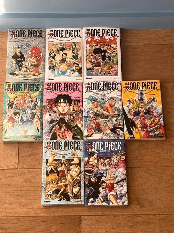 Lot de livres One piece  du 31 au 40 sans le 34