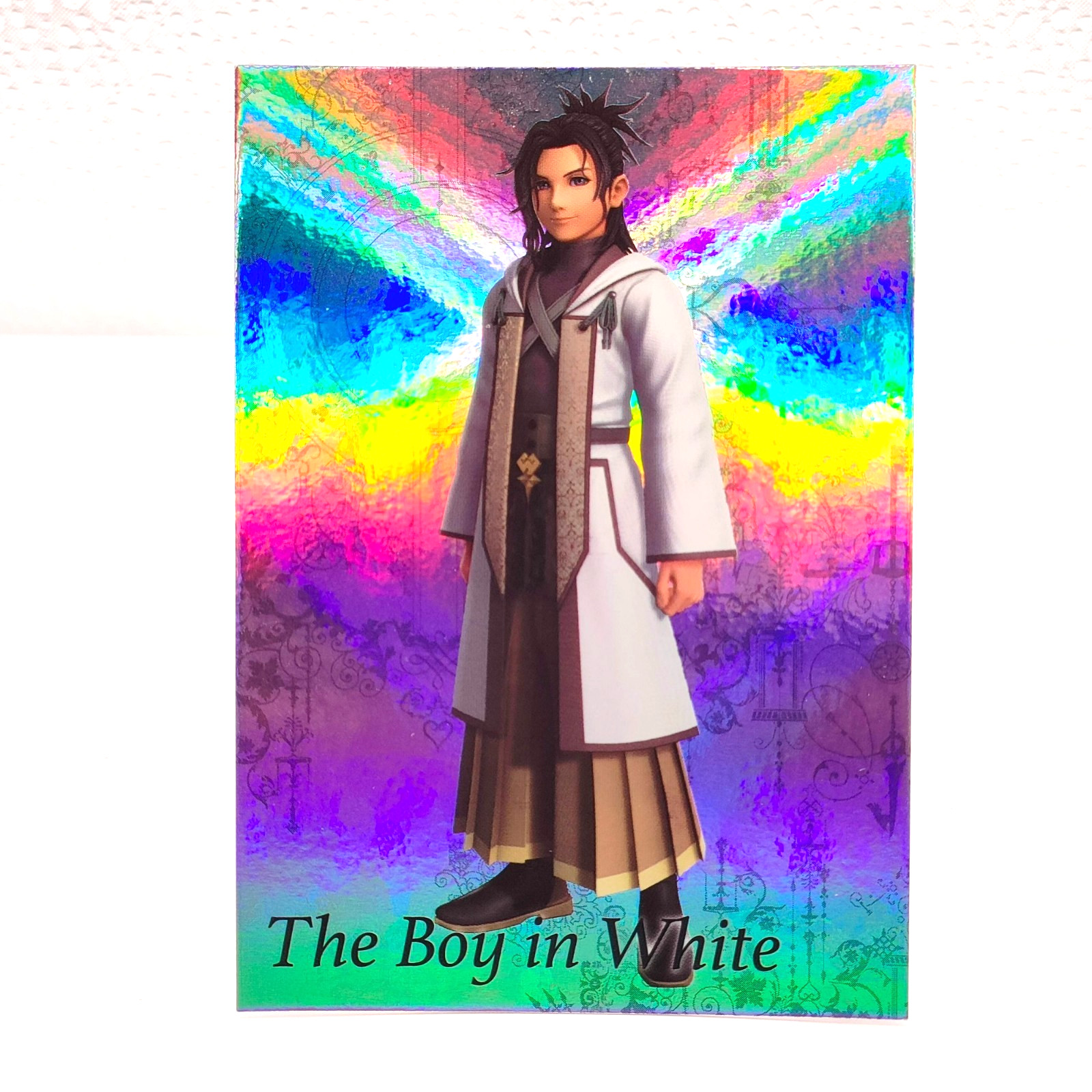1-085 The Boy in White Kingdom Hearts Art Museum Trading Card Square ENIX Disney