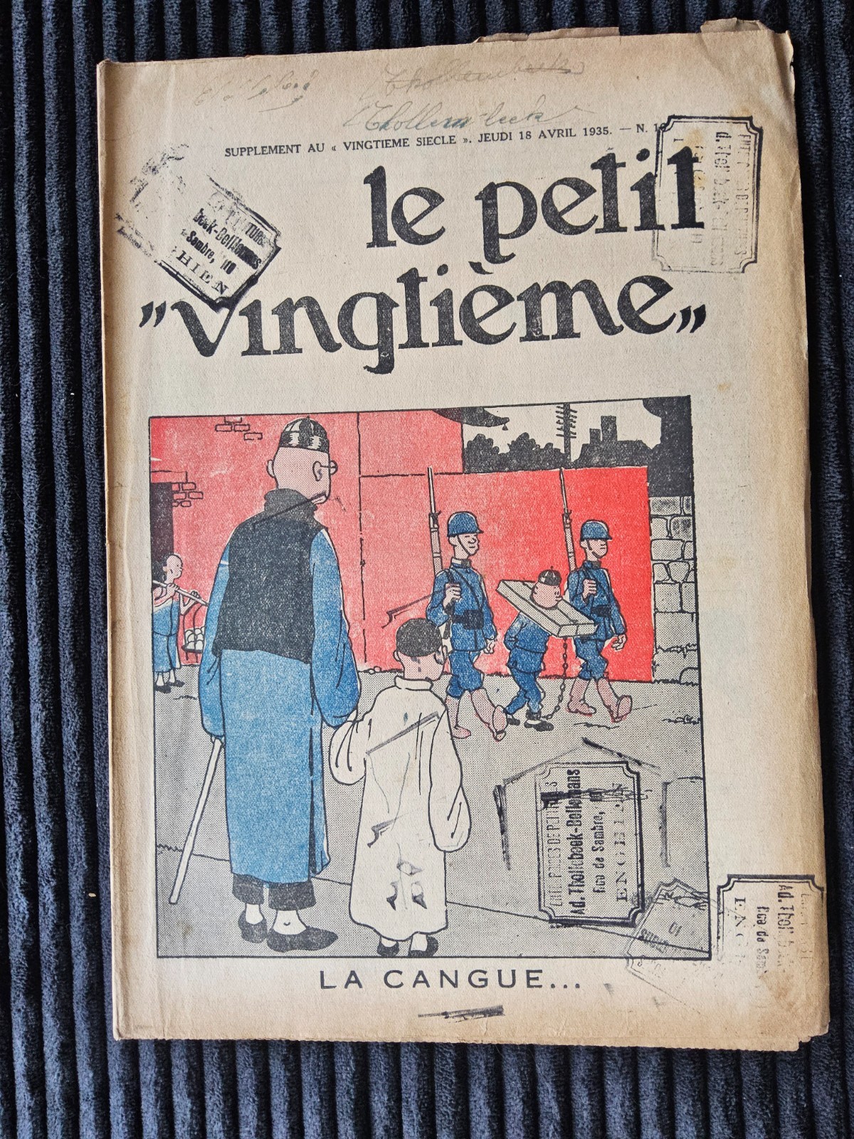 Tintin - Petit Vingtième - Numéro 16  de 1935