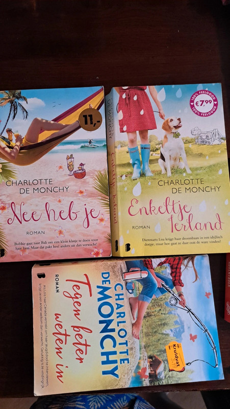 3 boeken van Charlotte de Monchy