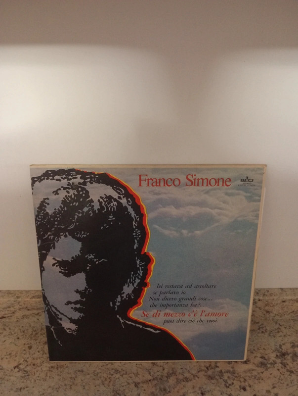 Franco Simone LP se di mezzo c'è l'amore vinile vinyl