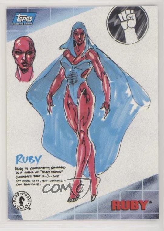 1994 Topps Dark Horse Comics' Greatest World Ruby #91 te2