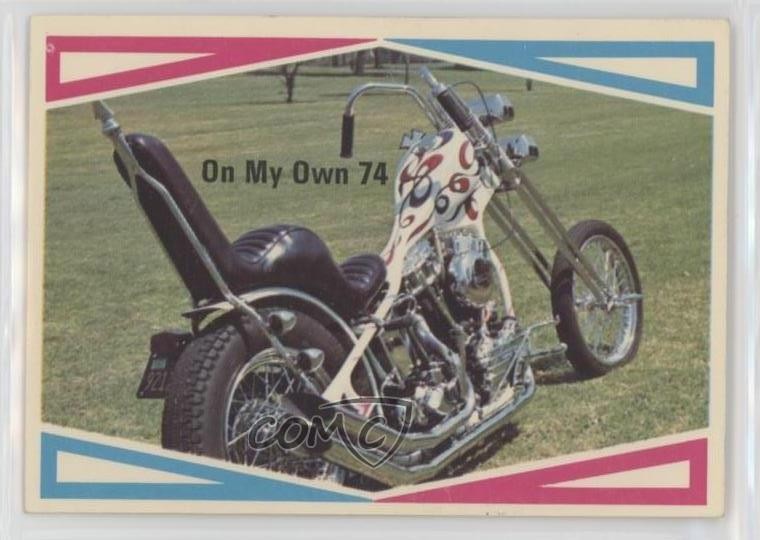 1972 Donruss Choppers and Hot Bikes On My Own #40 0s4