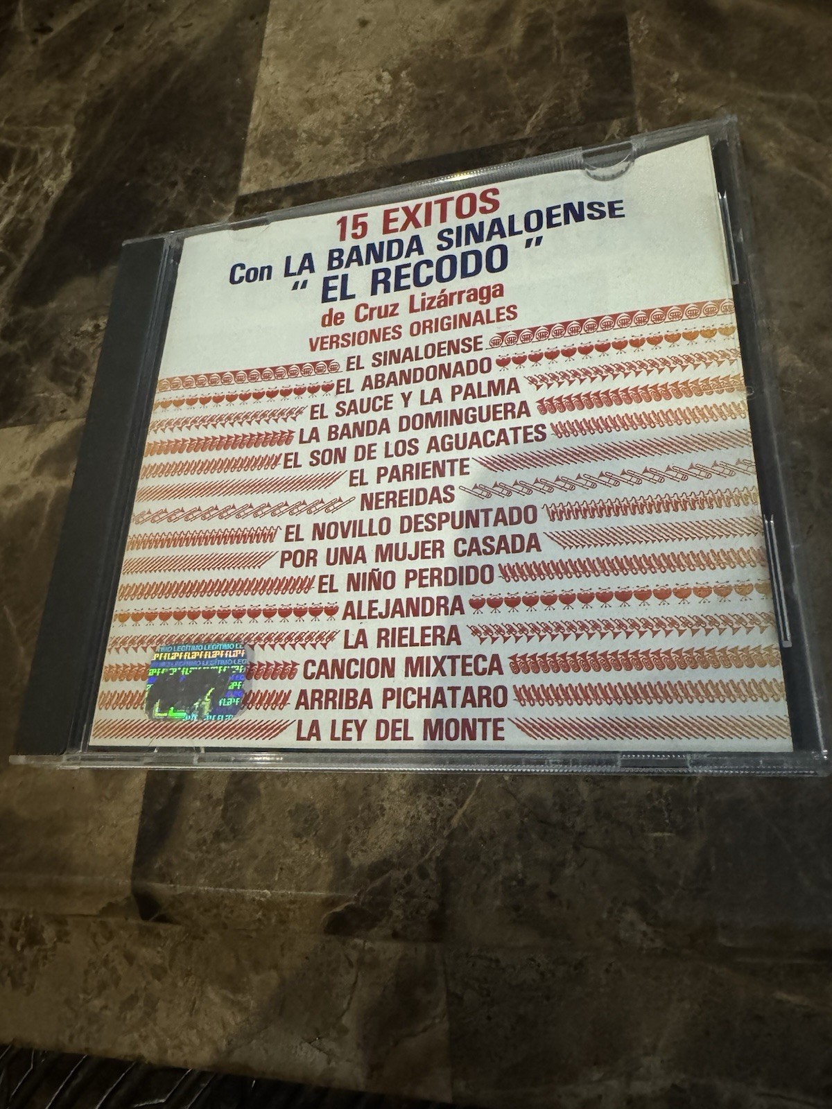 CD BANDA SINALOENSE EL RECODO-15 EXITOS -1984 RCA-