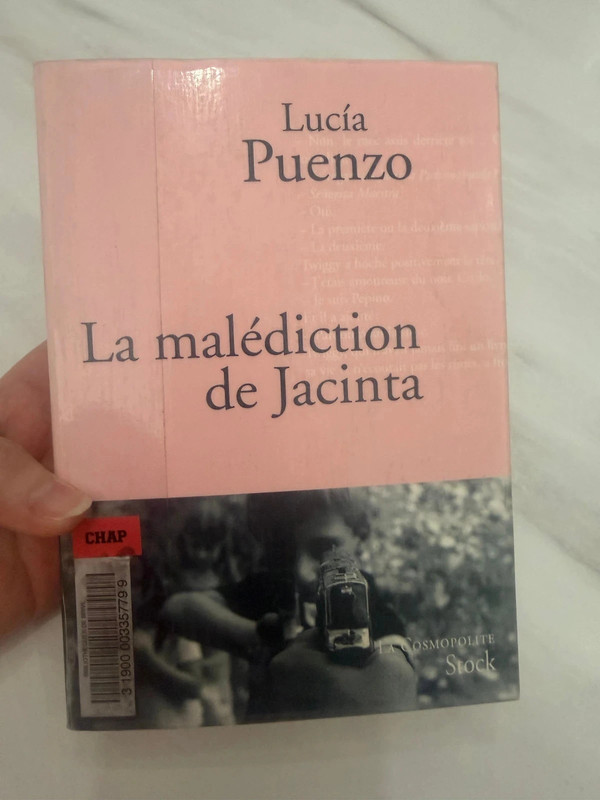 Livre La Malédiction de Jacinta de Lucia Puenzo