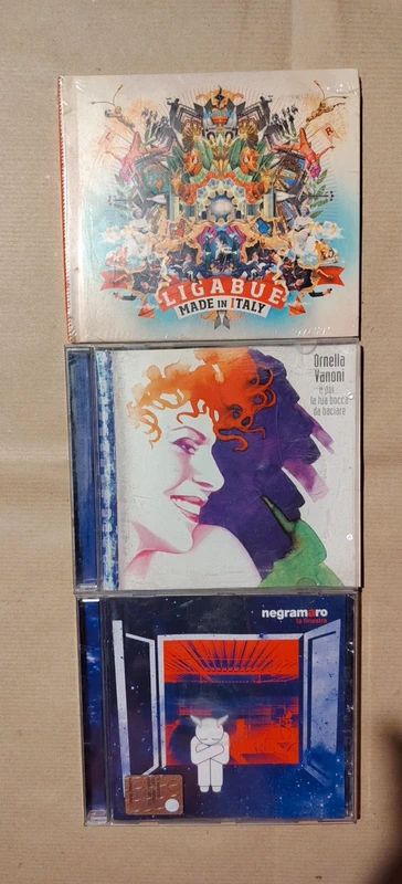 Cd Luciano Ligabue. Ornella Vanoni. Negramaro