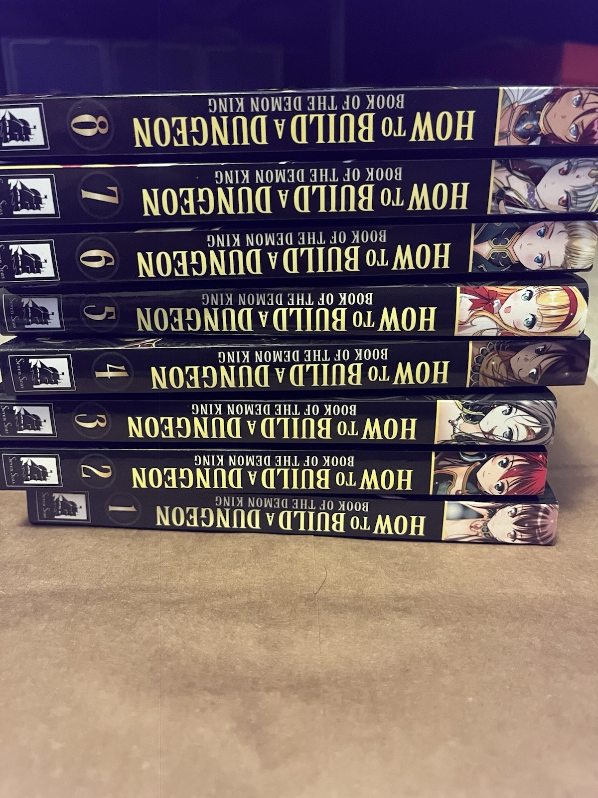 How to Build A Dungeon: Book of The Demon King 1-8 set leggermente usato