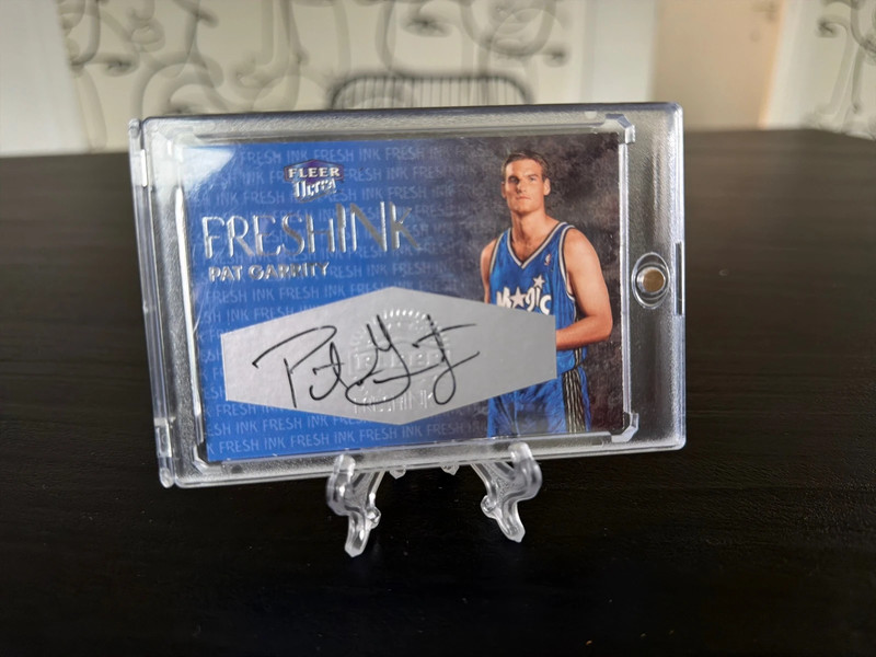 Auto on card Pat Garrity / Orlando Magic / NBA
