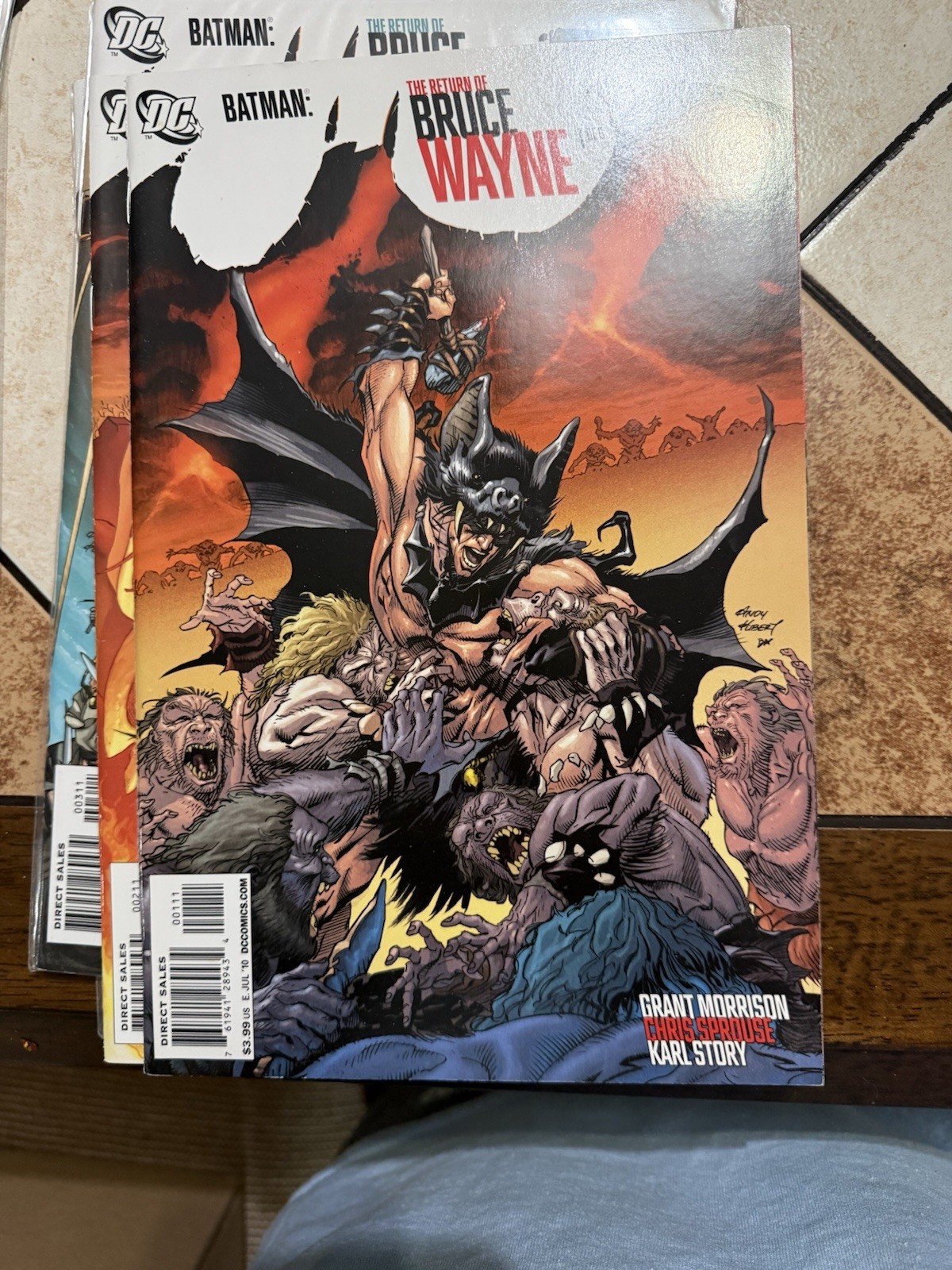 DC Comics Batman: The Return of Bruce Wayne Comic Book Lot Grant Morrison 1-4