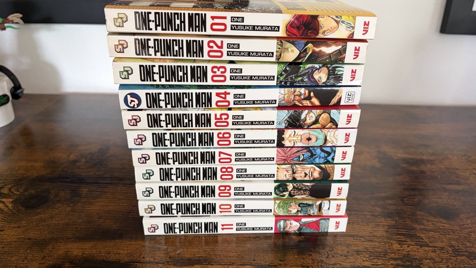Lotto volumi manga One-Punch Man 1-11 VIZ Media ONE Yusuke Murata inglese