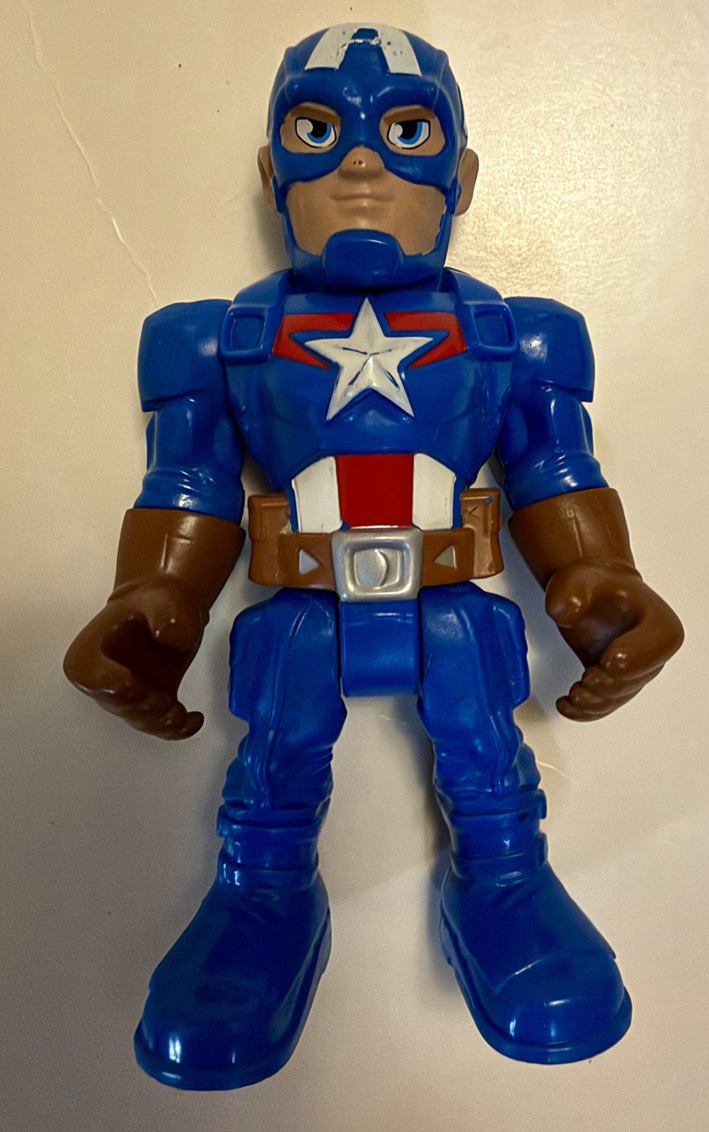 Hasbro Playskool Heroes Marvel 5" Captain America Figure 2018 EC Fast Shipping