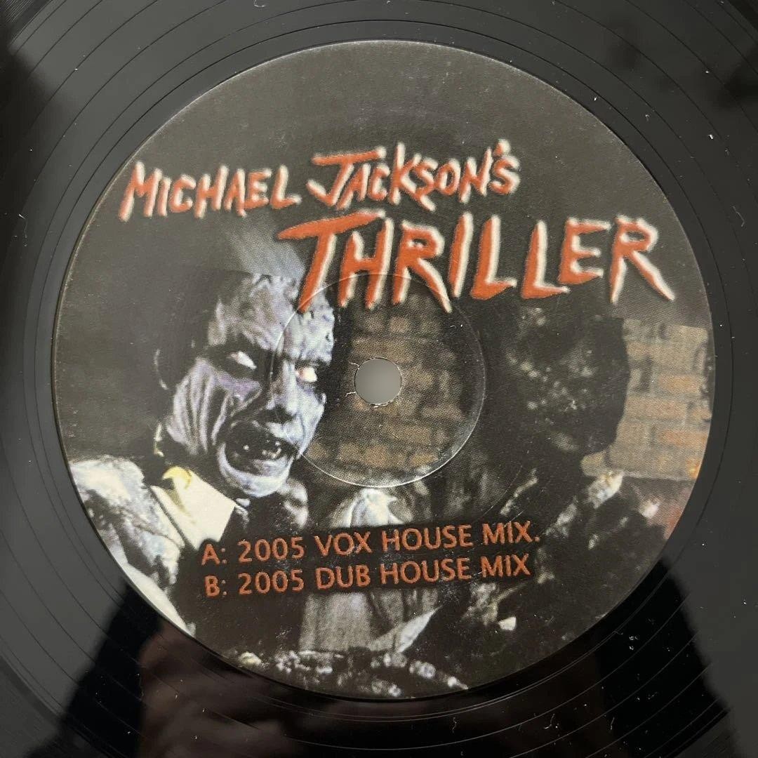 Michael Jackson Thriller Remix 12" Promo Vinyl A: 2005 Vox House Mix B: 2005 Du