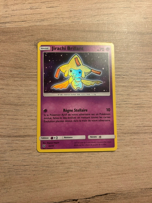 Carte Jirachi Brillant