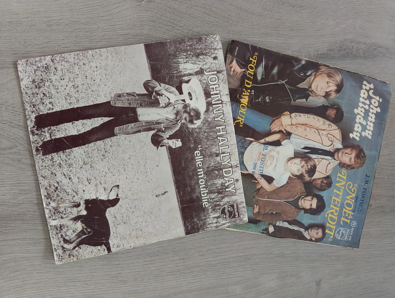 45 tours Johnny Hallyday