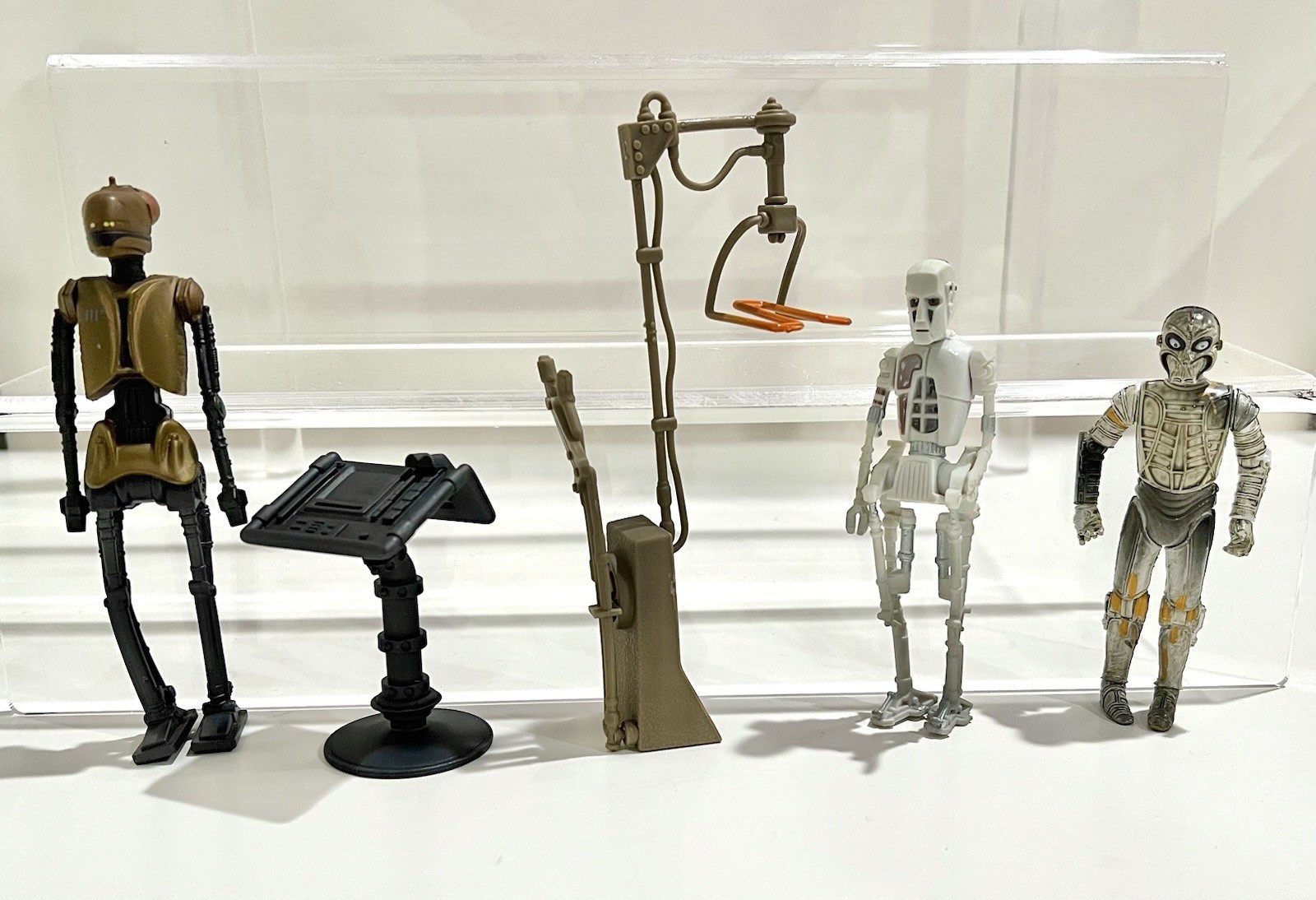Star Wars ROTJ Jabba’s Palace droidi lotto 8-D8 CZ-4 EV-9D9 figure set fabbrica