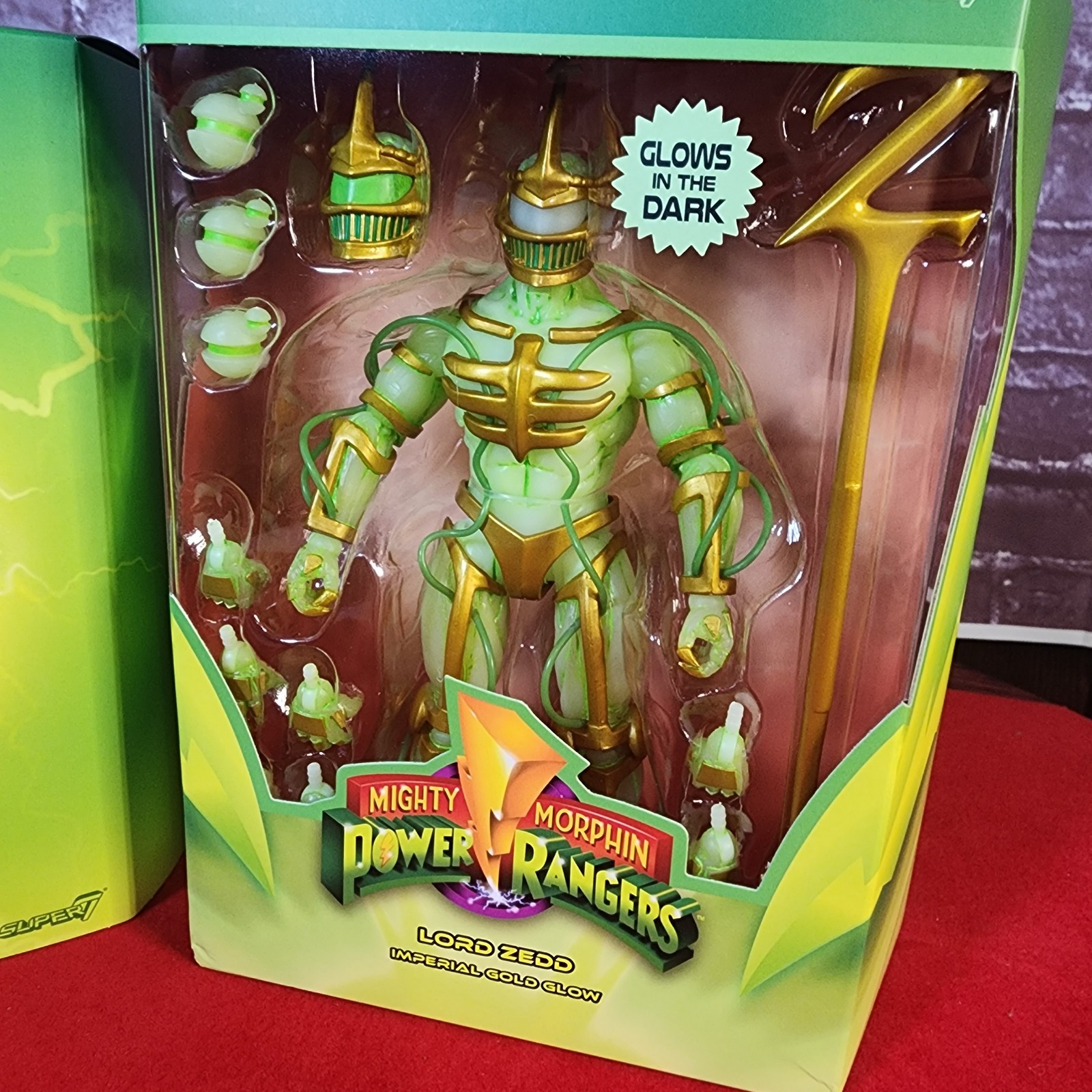 SDCC Super7 Ultimates Power Rangers - Esclusiva Lord Zedd Imperial Gold Glow