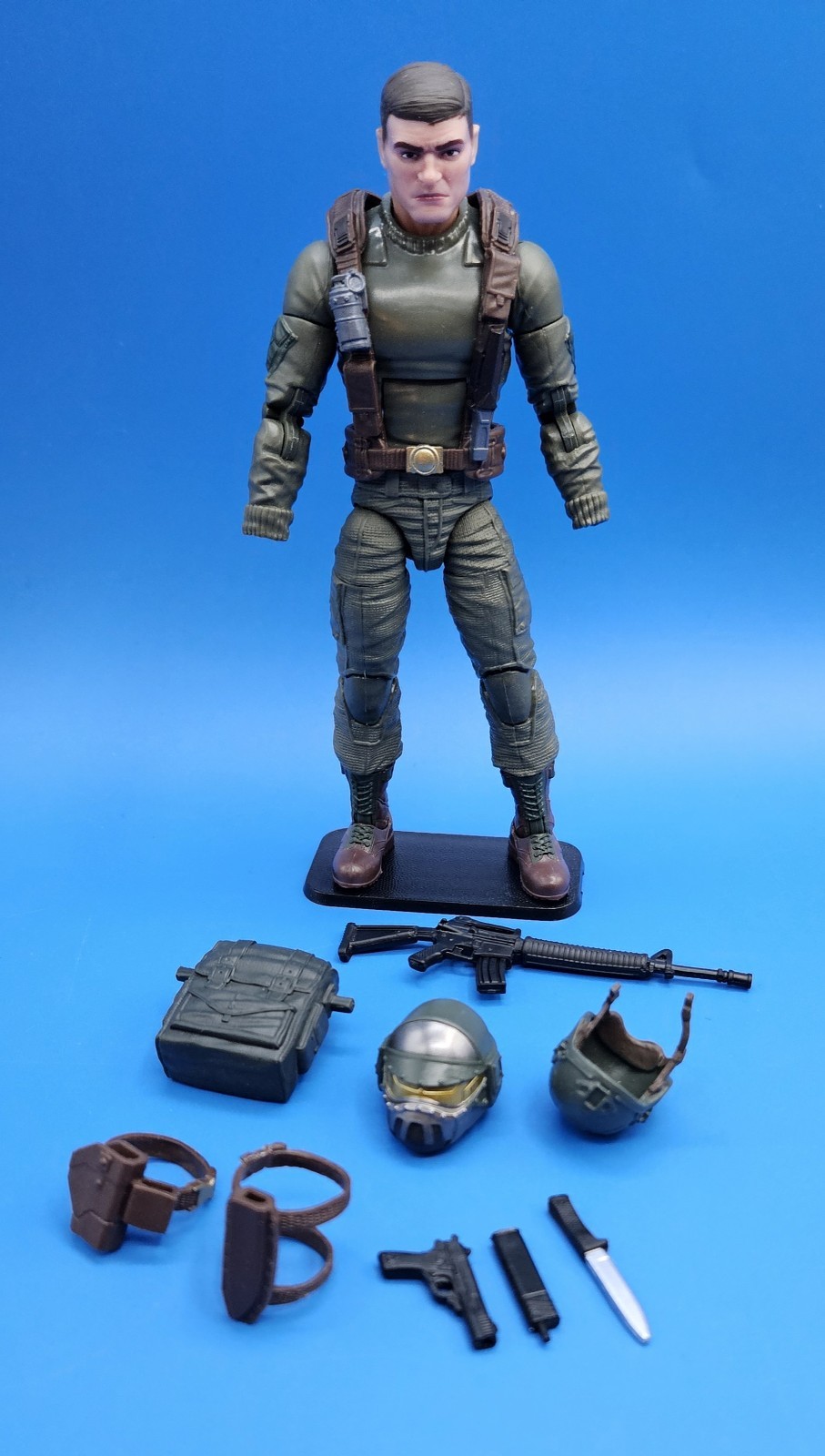 G.I. Joe Classified Series #87 Grunt Personalizzato Non Finito Retro Figure Sciolto LEGGI