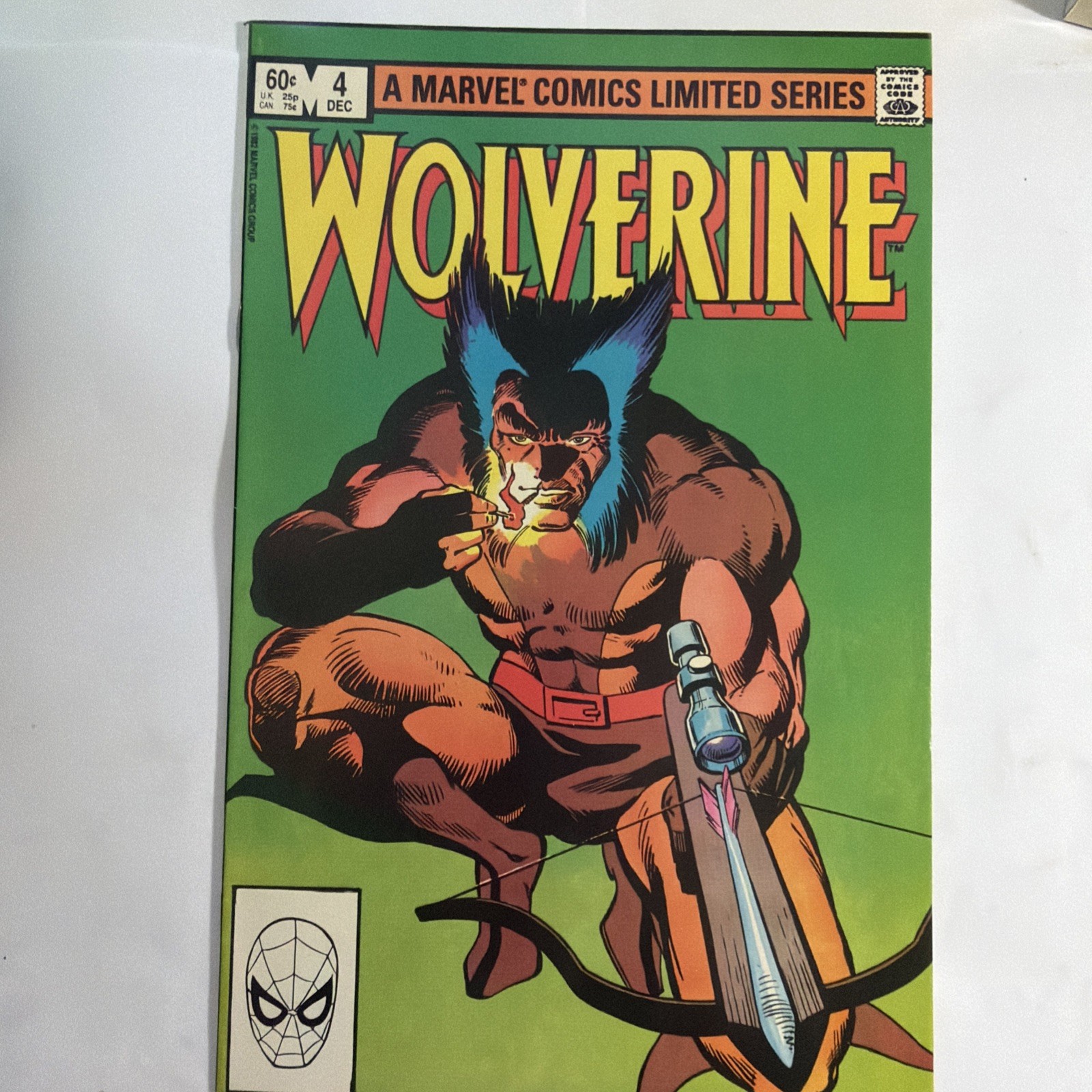 Wolverine #4 Marvel Comics 1982 Frank Miller 1st Series 1st Ed. High Grade