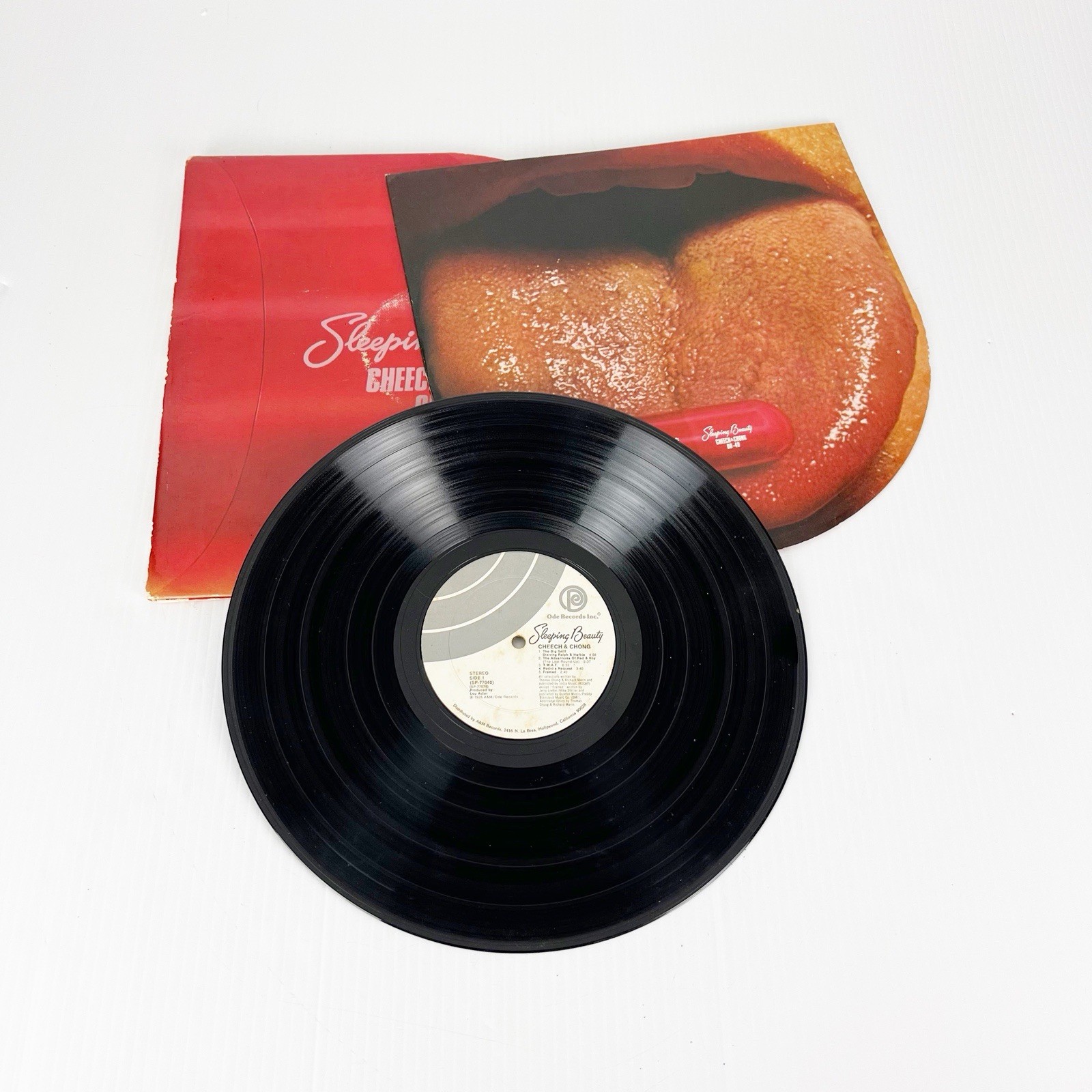 Vintage 1976 Cheech & Chong Sleeping Beauty Comedy Vinyl Record OD-40