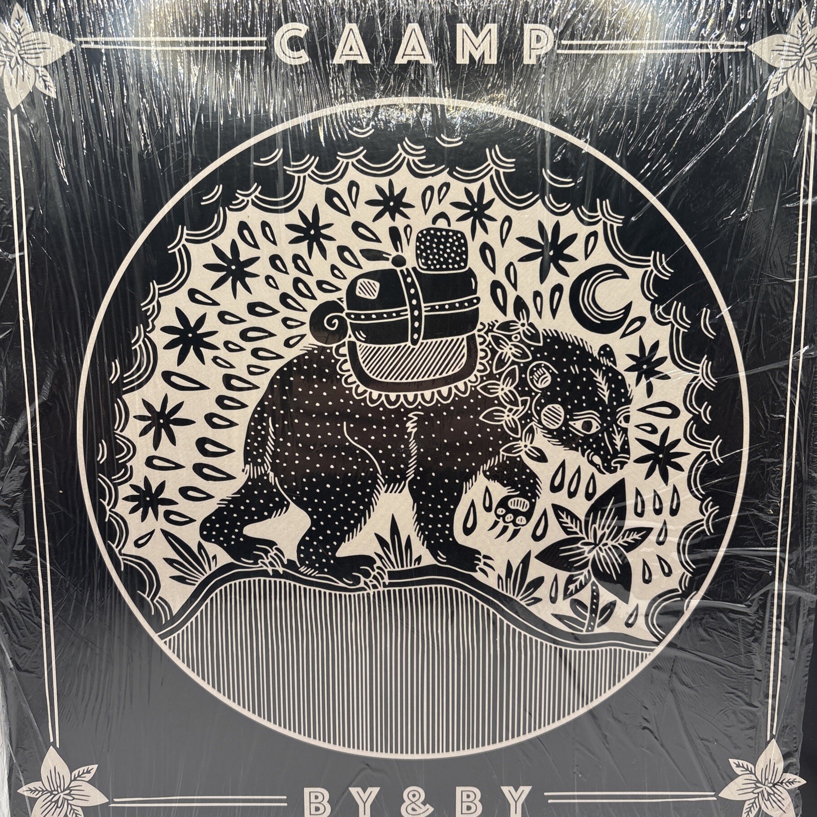Caamp – By & By 2xLP 2019 EX/VG+ Etched Mom+Pop MP429 Folk Country