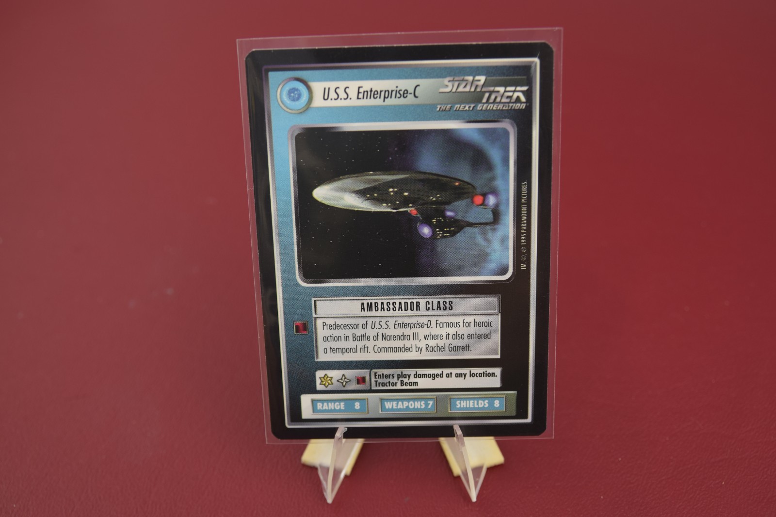 Star Trek The Next Generation CCG USS Enterprise-C 1995 0160
