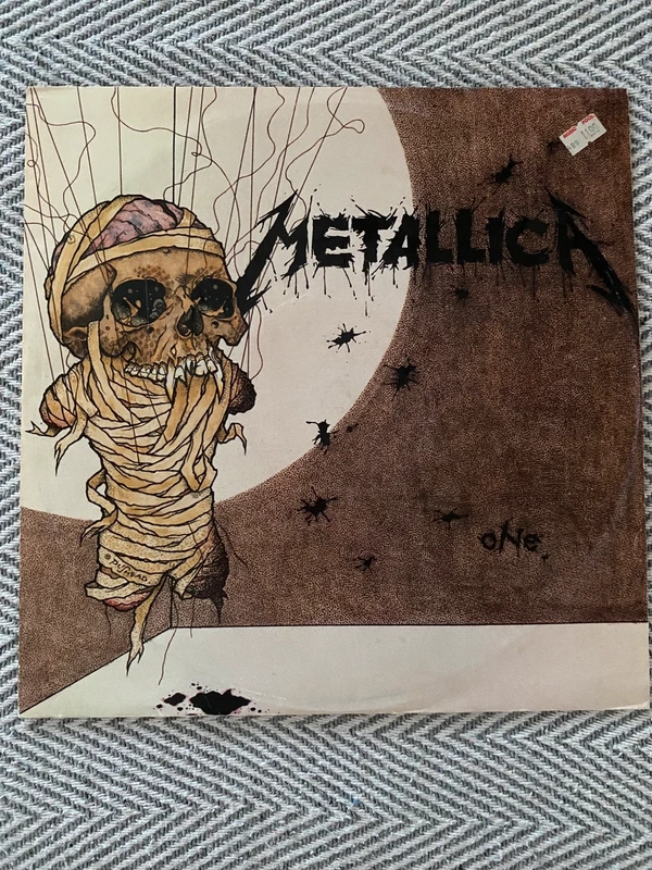 Metallica – One 12" Vinyl Single (1989) / Original Pushead Artwork Cover