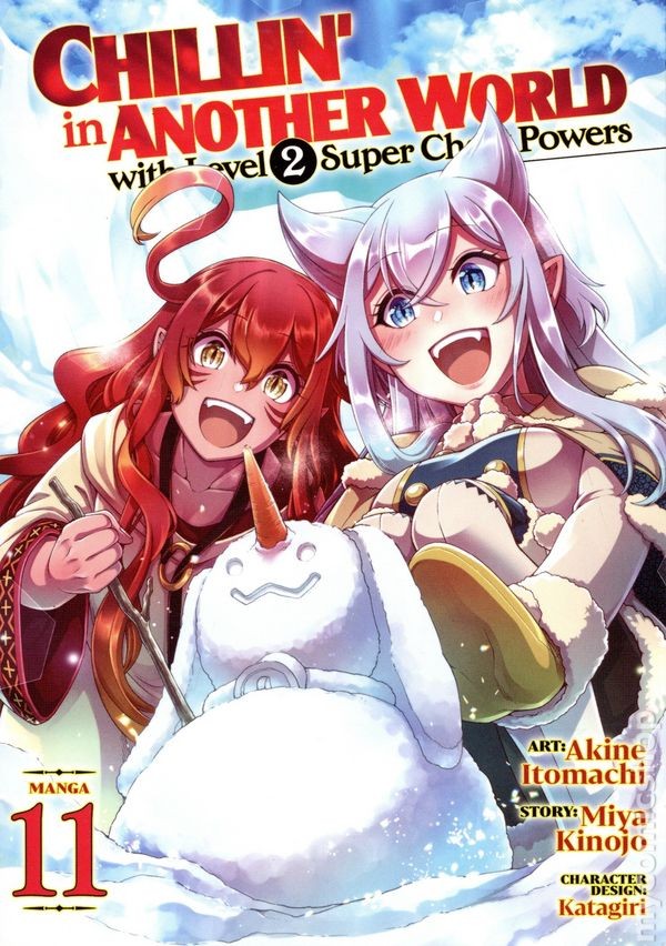 Chillin' in Another World con Livello 2 Super Cheat Powers GN Manga #11 quasi nuovo 2025