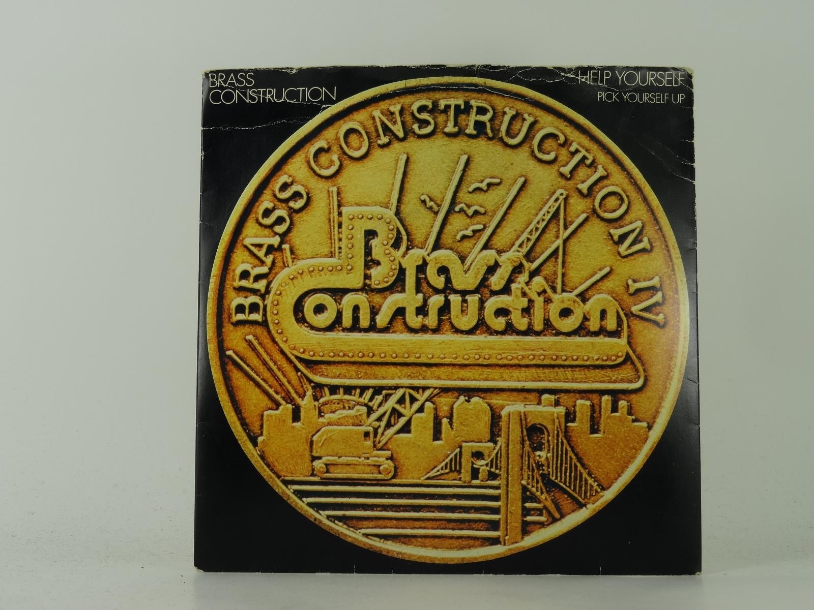 BRASS CONSTRUCTION HELP YOURSELF (8) 2 Track 7" Single plus Picture Sleeve UNITE