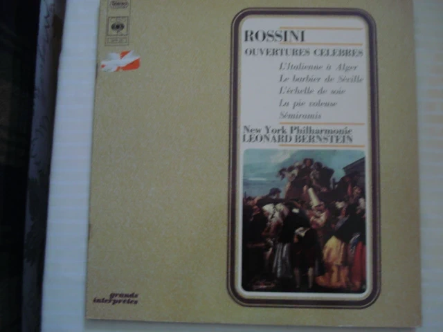 33 t Rossini ouvertures L Bernstein