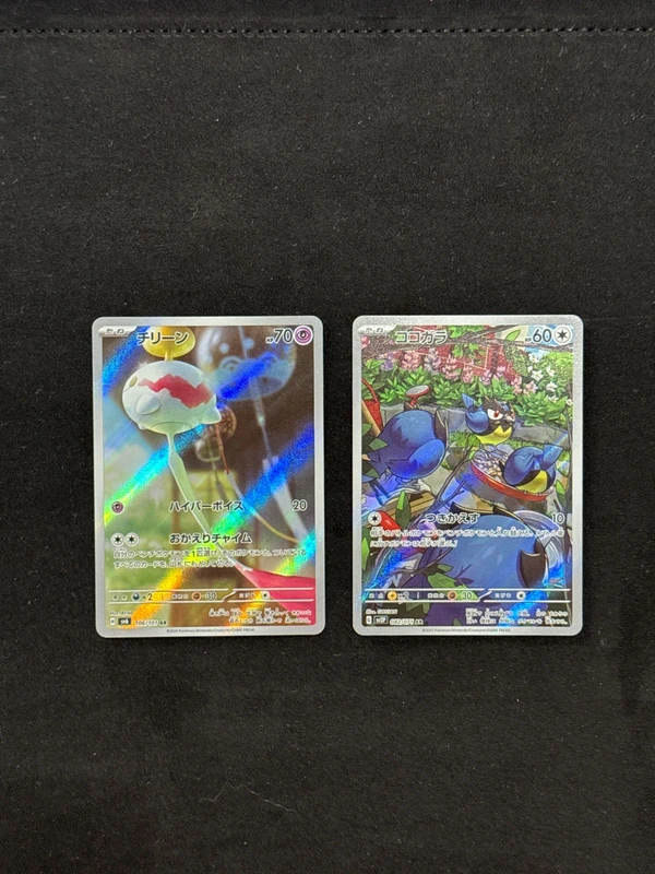 Lot 2 cartes ar japonaises