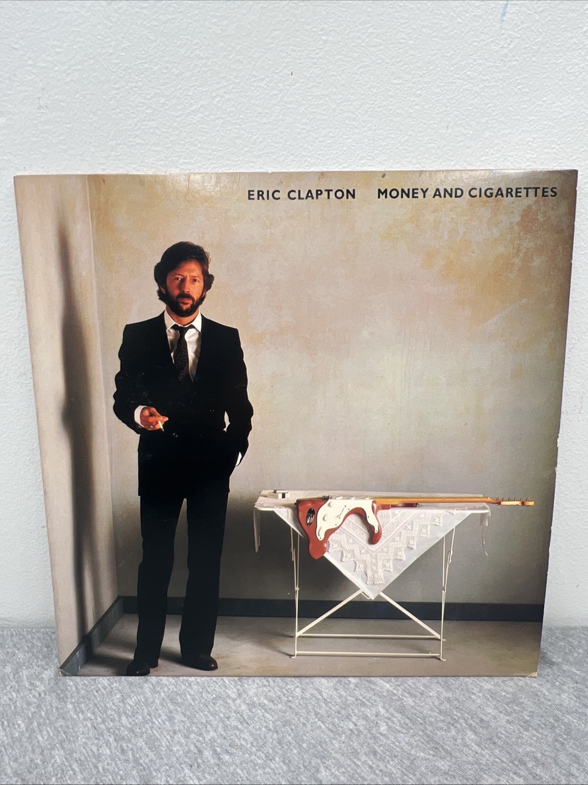 Eric Clapton Money and Cigarettes LP Vinyl Warner Bros 23773-1 EX 1983 The Shape