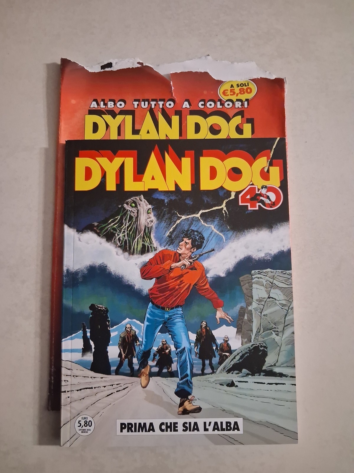 Dylan Dog n. 481 Prima che sia l'alba - Copertina Villa - Nuovo