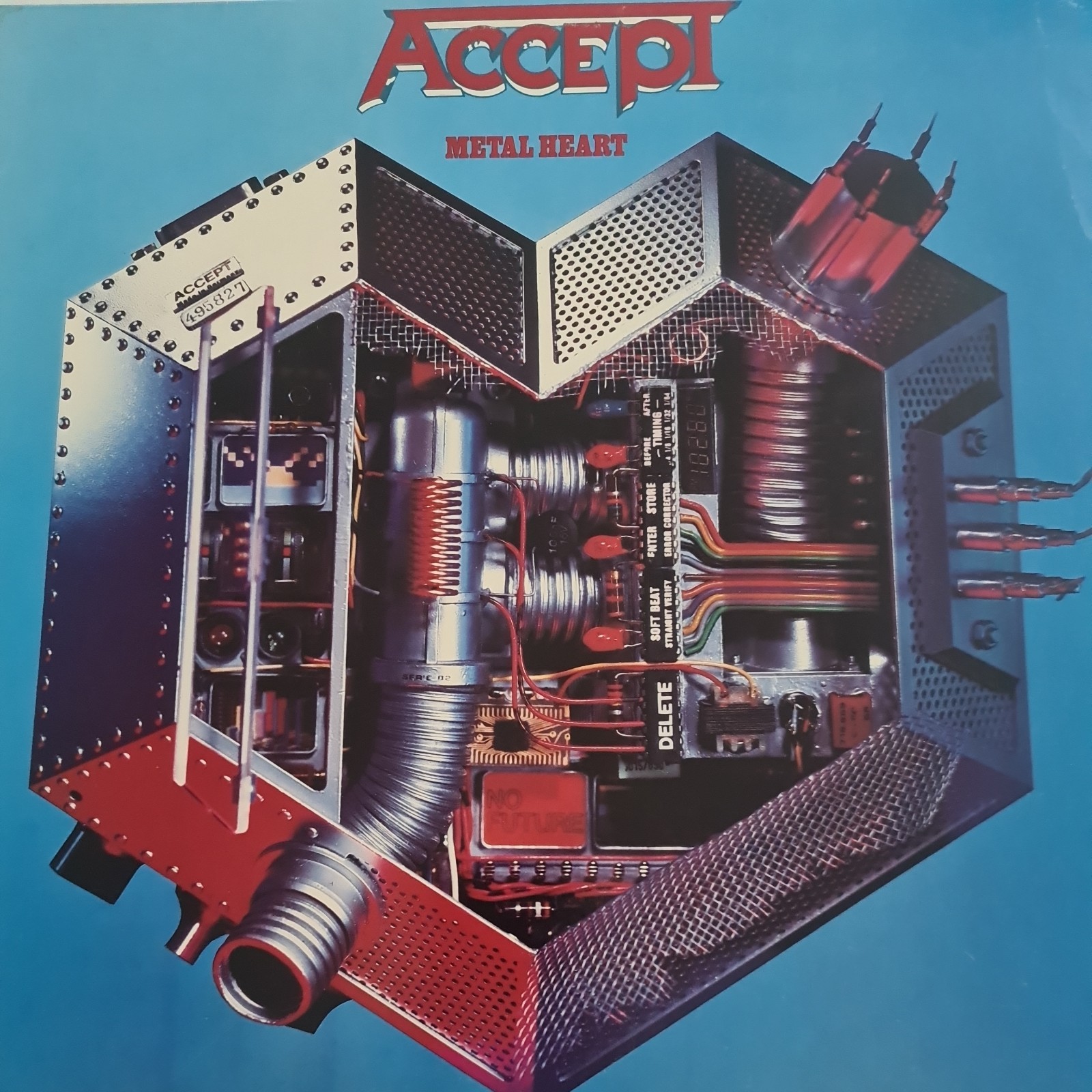 ACCEPT: Metal Heart 12” Vinyl LP 1985 Portrait Records, BFR 39974