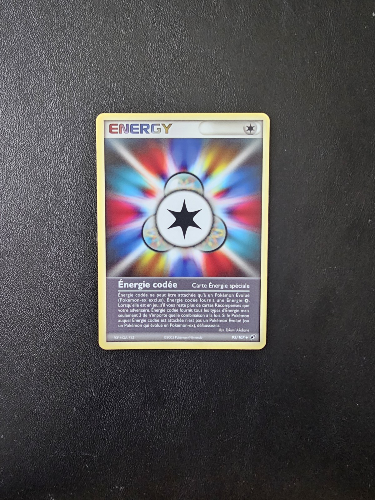 Carte Pokémon Énergie Codée 95/107 Ex Deoxys FR NM 
