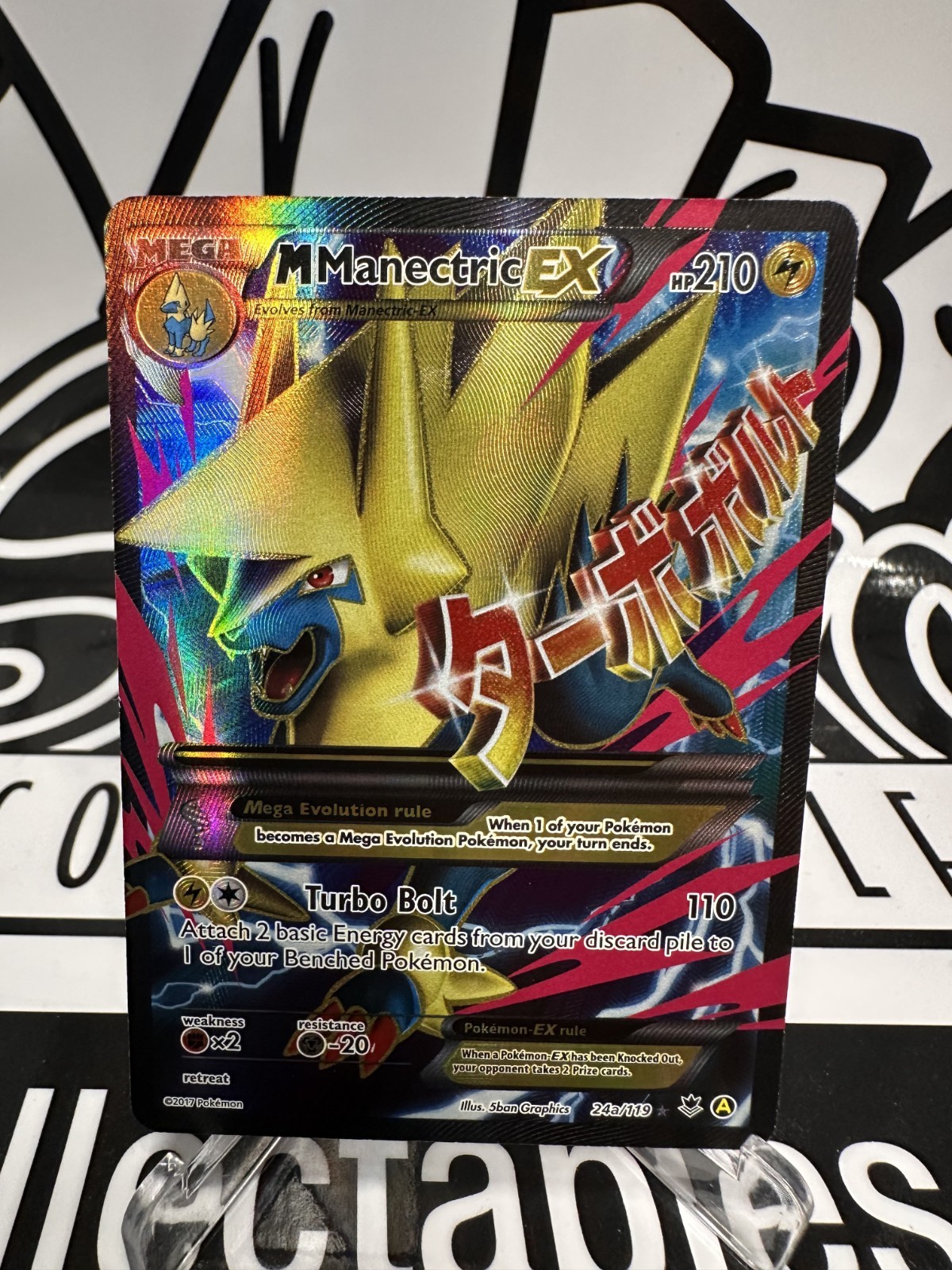M Manectric EX #24a Pokemon Phantom Forces NM