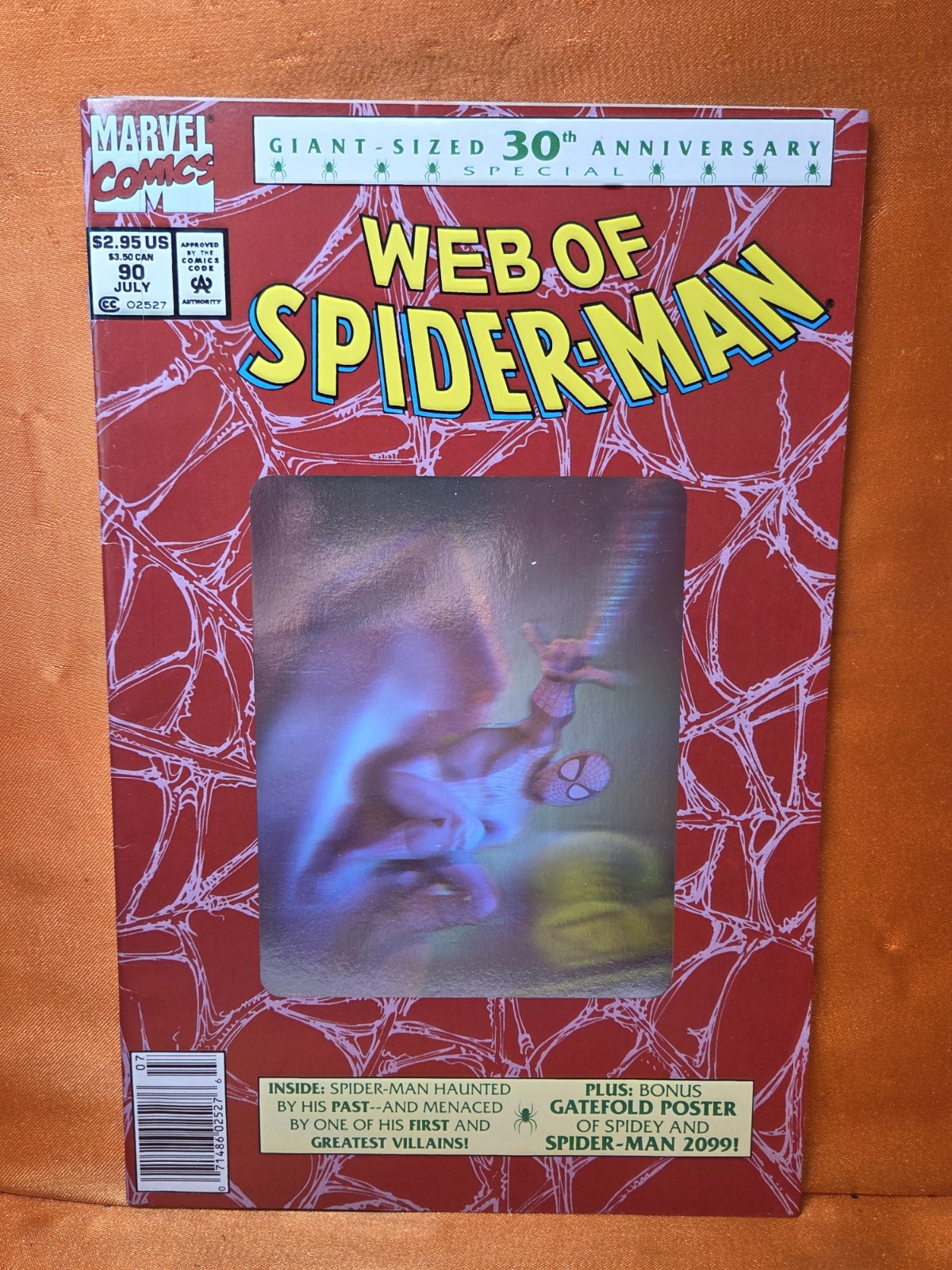SIGILLATO Web of Spider-man #90 Ologramma Edicola Nuovo con etichette 1° 2099 App 7