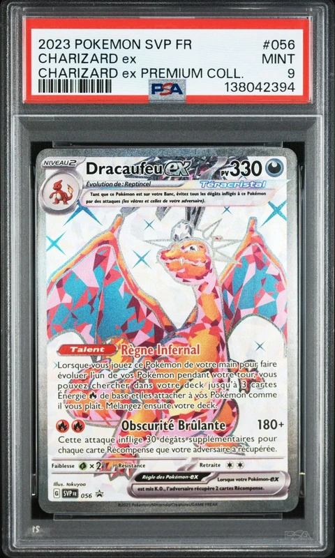 Dracaufeu Full art Promo PSA 9